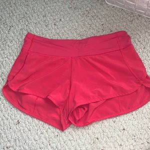 Pinkish-red lulu shorts